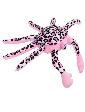 Leopoctocrab = leopard + octopus + crab stuffed animal [left view]