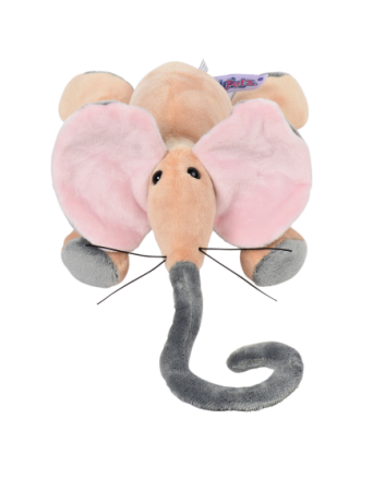 Mouseaphant = mouse + elephant stuffed animal [front view]